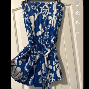 Lilly Pulitzer Blue Romper